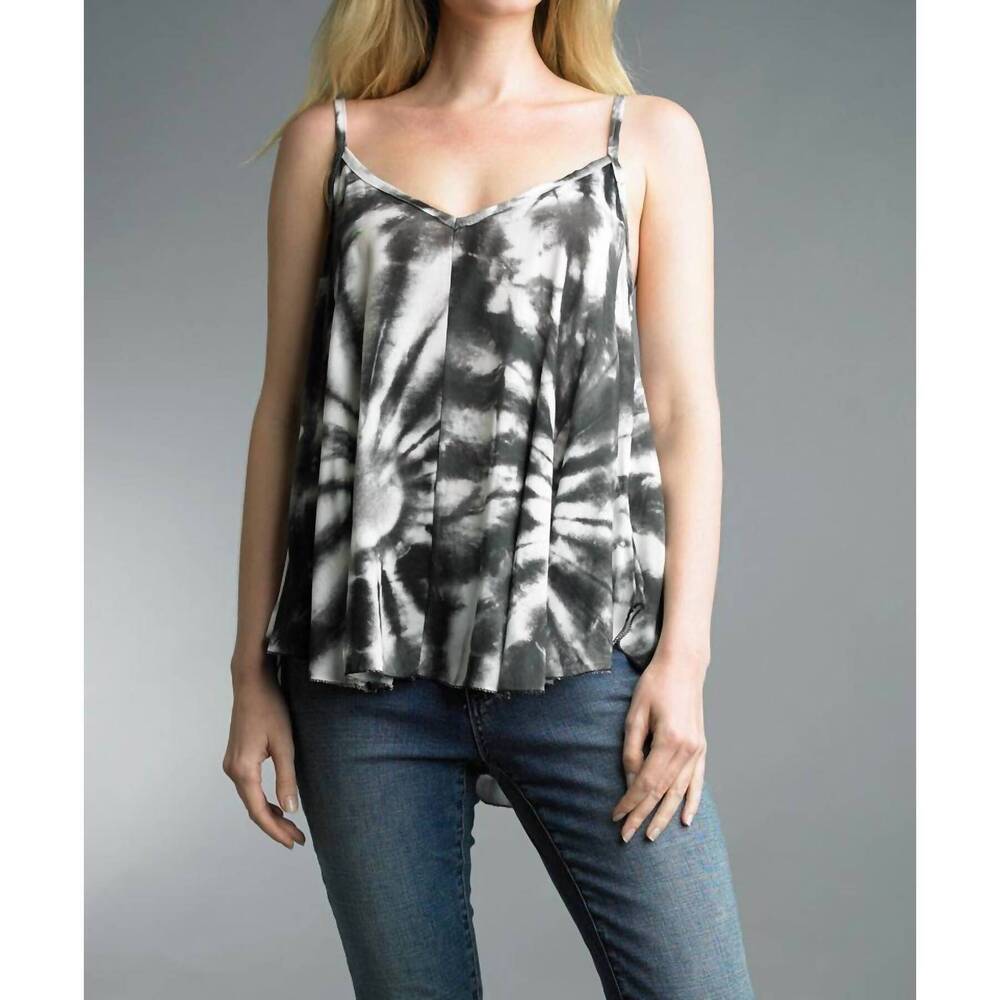 NEW TEMPO PARIS dip dye camisole in black and white